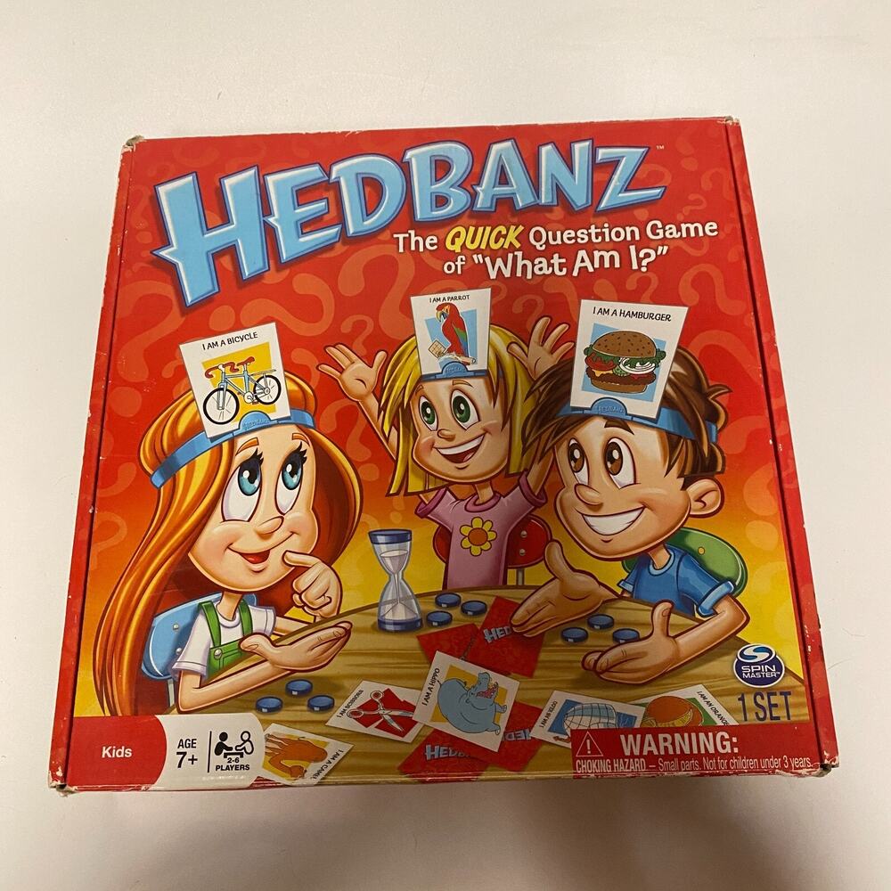 Spin Master Hedbanz Second Edition What Am I? Board Game
